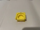 Vintage Fisher Price Little People #943 Castle Chair- Yellow