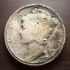 1925-D Good United States Mercury Dime 10 Cent 10C #3032