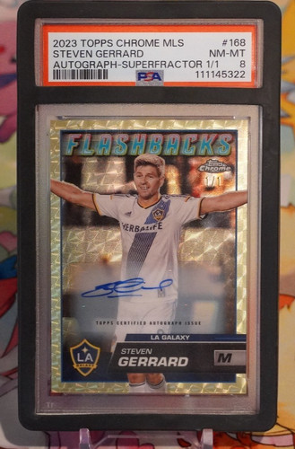 Steven Gerrard [Superfractor] #168 2023 Topps Chrome MLS card