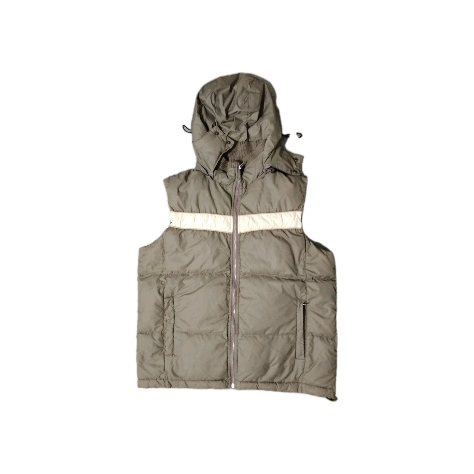 Whooper Pro 90% Down Vest Taupe Hooded Full Zip Size Men's M Hiking Camping
Opens in a new window or