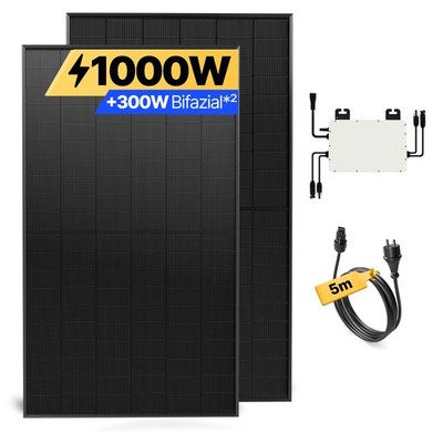 Balkonkraftwerk 800W WLAN Bifazial 820-900W B-Ware Komplettset