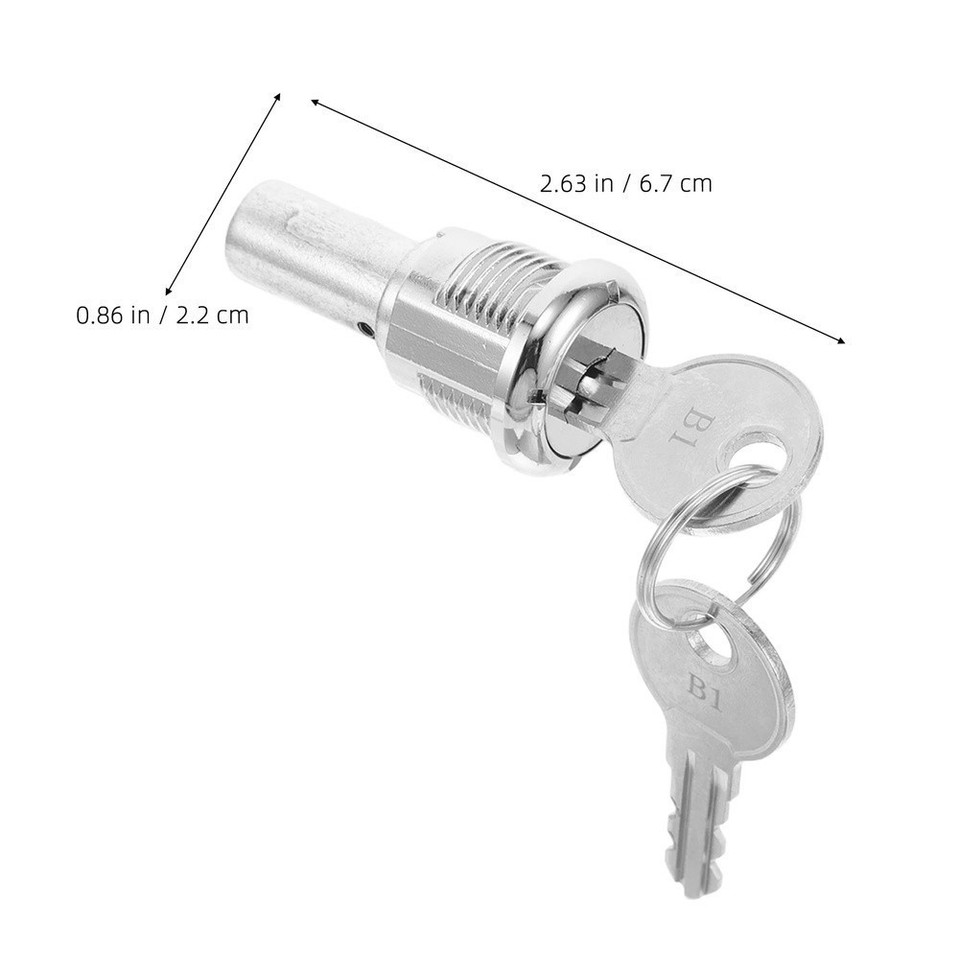 Vending Machine Lock for Chewing Gum Machines Zinc Alloy 6.7x2.2cm ...