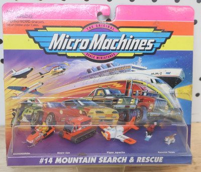 1995 Micro Machines #14 Mountain Search & Rescue Collection Galoob