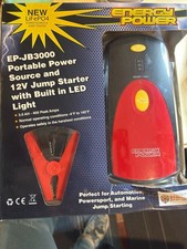 Car Portable Power Source and 12V Jump Starter 3.0Ah 400 Peak Amps