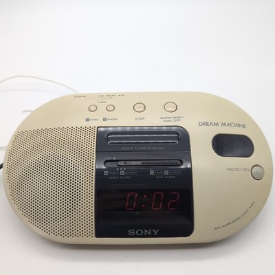 Sony Dream Machine ICF-C730L Radio Wecker | Vintage Alarm Clock creme FM MW LW