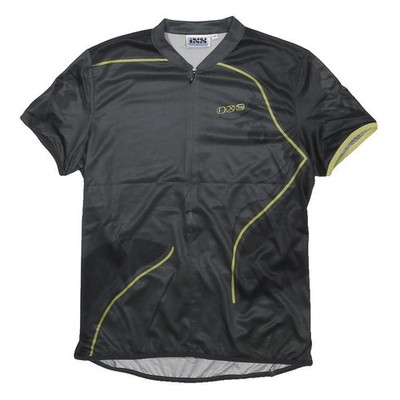 IXS Damen Radtrikot schwarz M Kurzarm Reißverschluss Hals Performance Sport