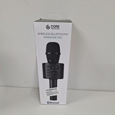 Core Innovations KRMC101BL Wireless Bluetooth Karaoke Microphone with Built-in