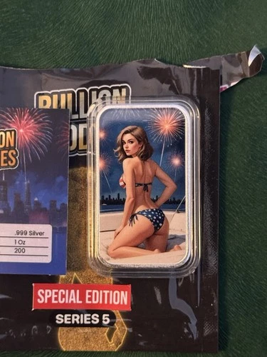 Bullion Baddies “Betty Ross” 1 oz Silver Bar – Series 5 Special Edition 1 of 200