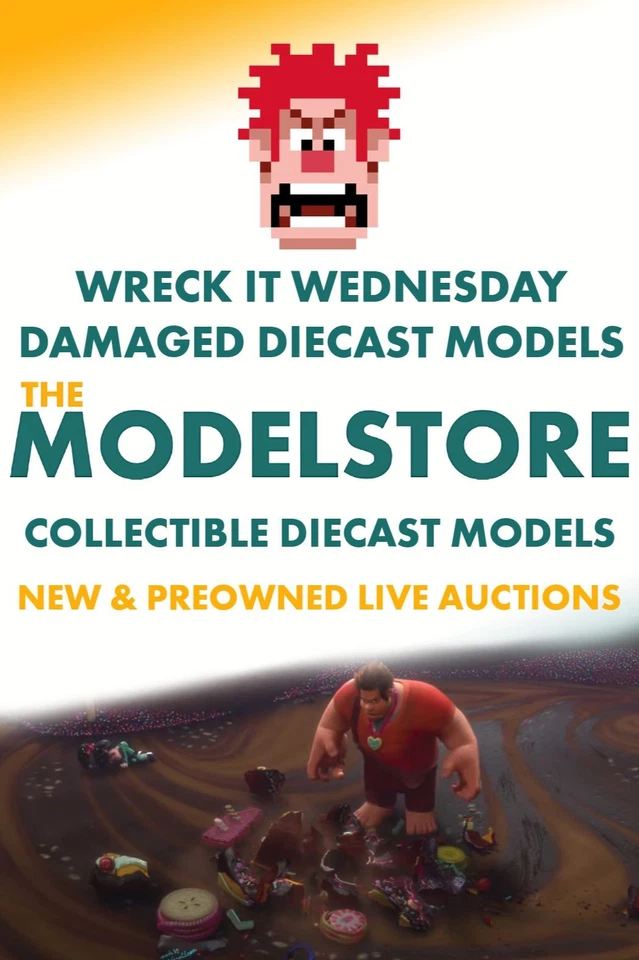 WRECK IT WEDNESDAY - DAMAGED DIECAST