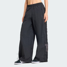 SIZE M - NEW Adidas Women's Adibreak Track Pants Black JV7486 BUTTONS FASHION