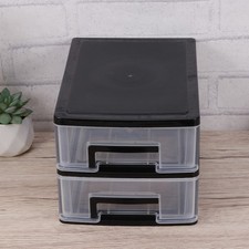 Drawer Storage Cabinet Desktop Organizer Office Plastic Boxes with Drawers for