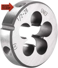 1/2"-28 UNEF round Die, Machine Thread Right Hand Threading Die, Alloy T