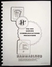 HAMMARLUND HQ-180 HQ-180A HQ-180AX HQ-180XE Communications Receiver Manual 