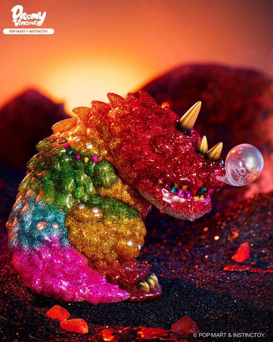 POP MART X INSTINCTOY DREAMY VINCENT RAINBOW GLITTER EDITION POP MART X INSTINCTOY DREAMY VINCENT RAINBOW GLITTER EDITION