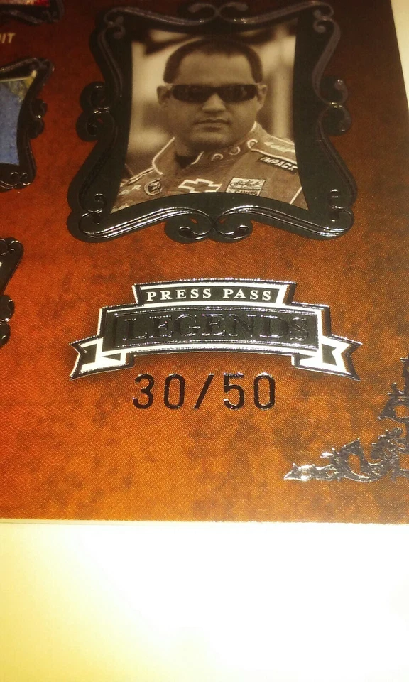 Juan Pablo Montoya Race Used Fire Suit Shoe Glove 2009 Press Pass Legends 30/50 - Image 2 of 4