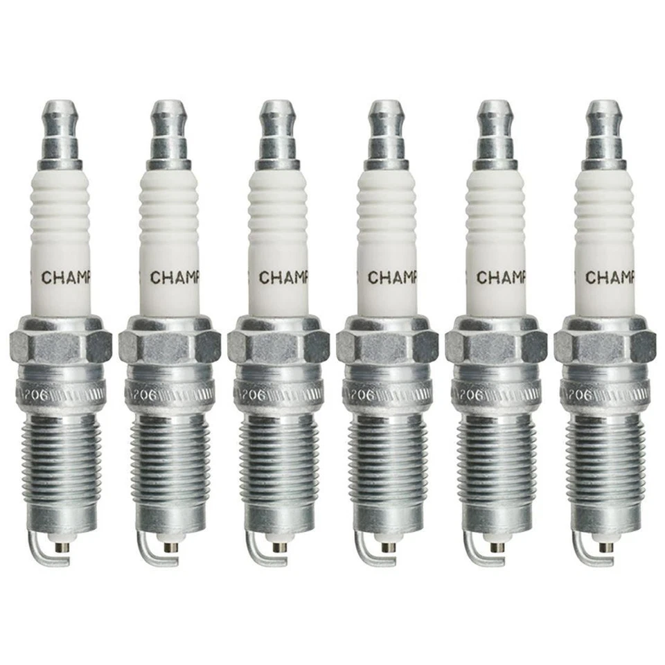 Champion Spark Plug Spark Plug 6x For Mercury Sable 1988-1995 Ford LTD 1984-1986 - Image 2 of 4