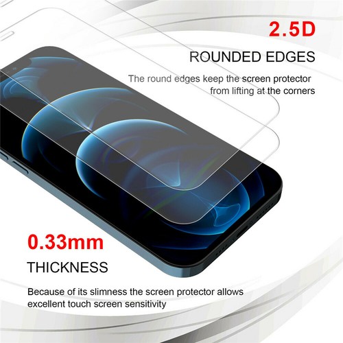 For iPhone 13/12 Pro Max/11 Pro Max /XR Tempered Glass Screen Protector HD Film - Picture 4 of 26