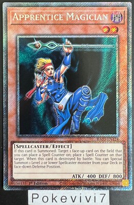 Yu-Gi-Oh! Karte APPRENTICE MAGICIAN RA03-EN124 PSR NEU