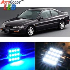 10 x Premium Blue LED Lights Interior Package Kit for Honda Accord 94-97 + Tool