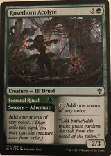 Rosethorn Halberd - Throne Of Eldraine - MTG