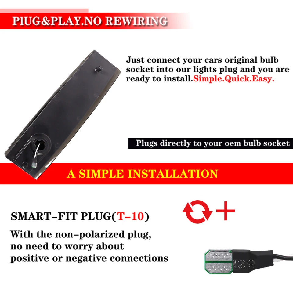 Clear Lens White Front Side Marker Corner Lights For 88-93 GMC K1500 K2500 K3500 - Image 4 of 4