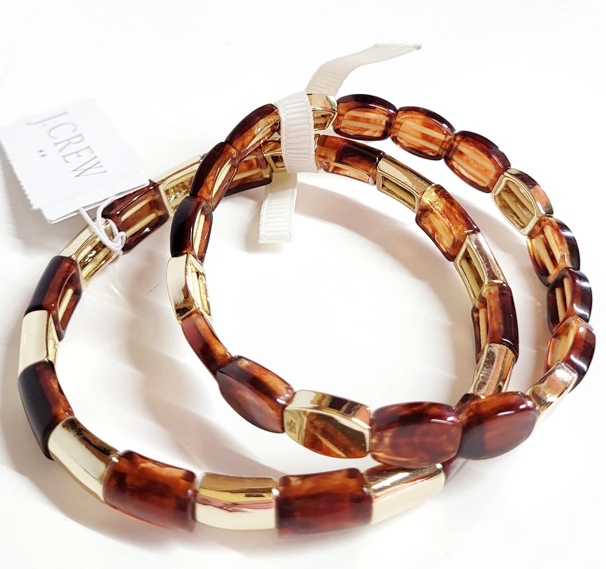 J crew tortoise best sale bracelet