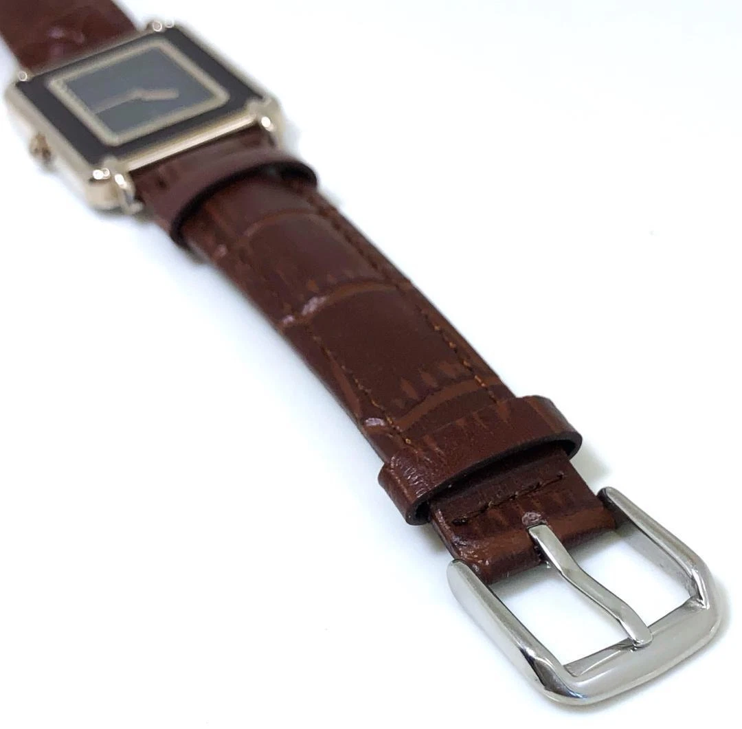 SAINT LAURENT (YSL) OROLOGIO YVES SAINT LAURENT LOGO RETTANGOLARE 4 797621 MOLTO RARO DAL GIAPPONE