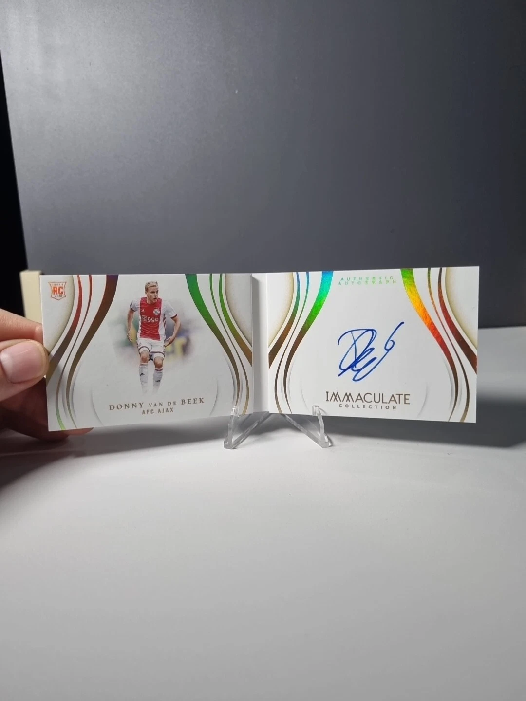 2020 Immaculate VAN DE BEEK Booklet Auto /99 AJAX