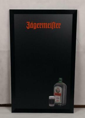 Jägermeister Käuterlikör Kreidetafel, ca. 43 x 69 cm, Metallrahmen, Deko, Neu