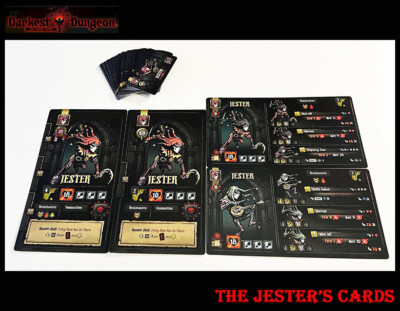 Jester Cards for DARKEST DUNGEON BOARD GAME - FLAT-RATE SHIPPING!