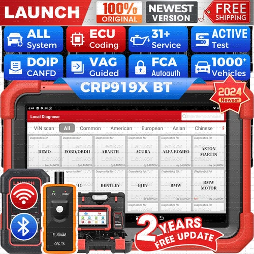 2026 LAUNCH X431 CRP919X BT PRO Bidirectional Car Diagnostic Scanner Key Coding