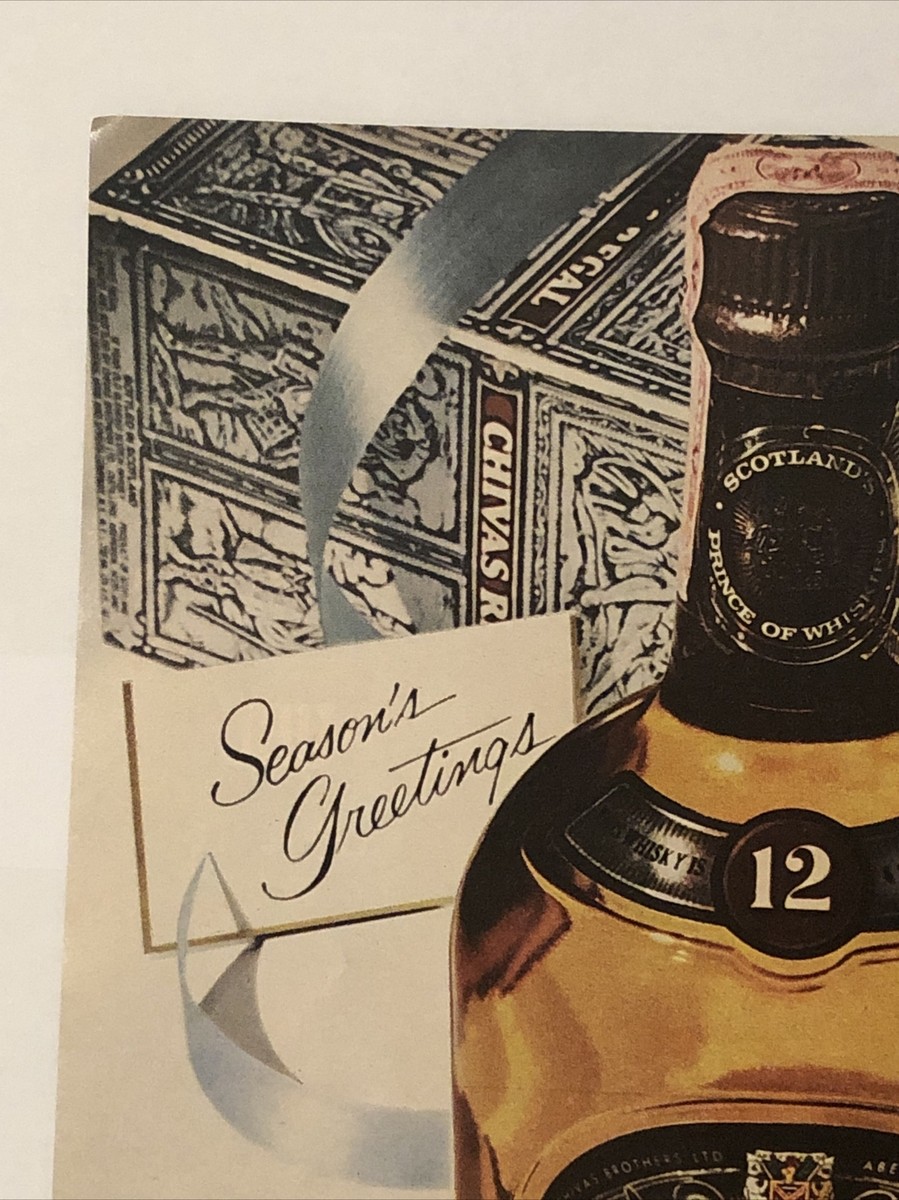 1978 Chivas Regal Scotch PRINT AD Christmas - Chivas Regal Of