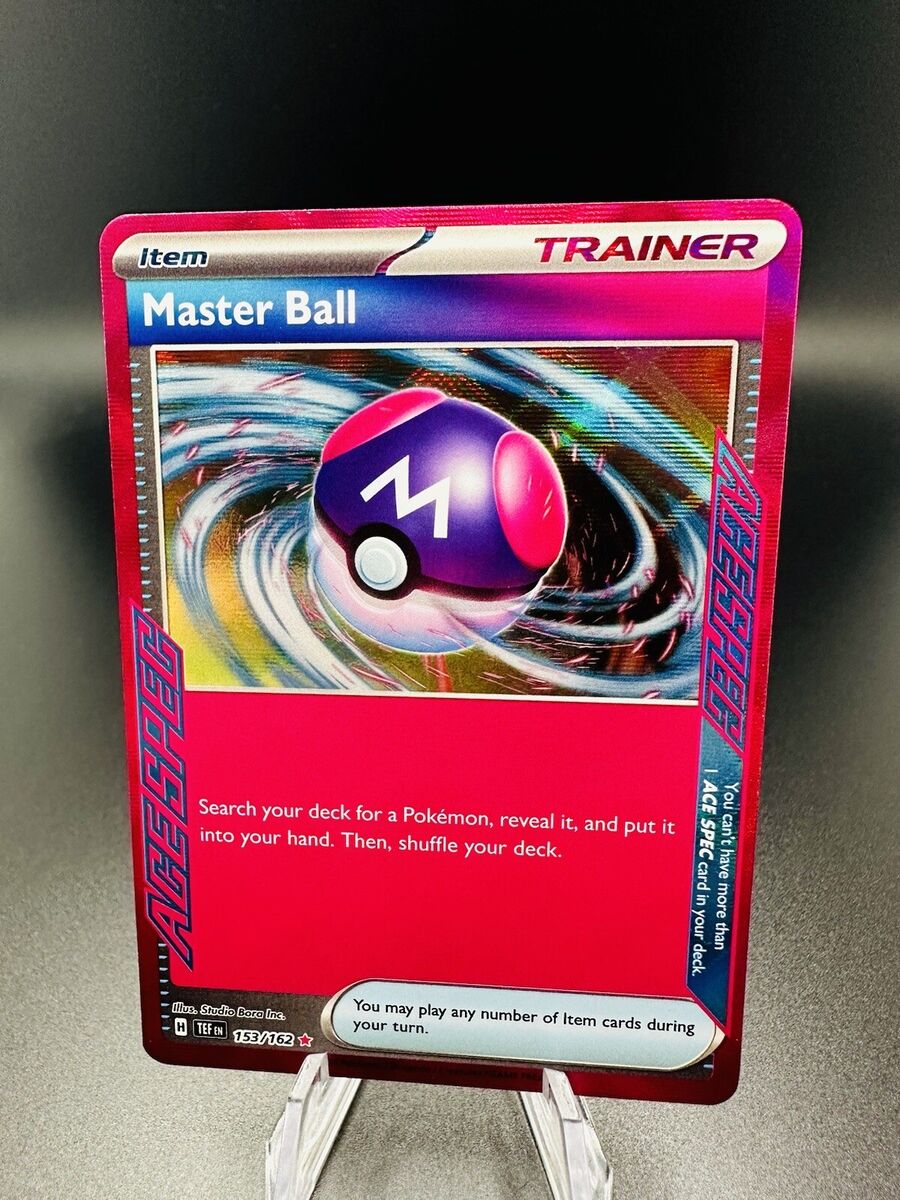 Pokemon TCG - Holo Master Ball 153/162 - Temporal Forces Pokemon TCG - Holo Master Ball 153/162 - Temporal Forces