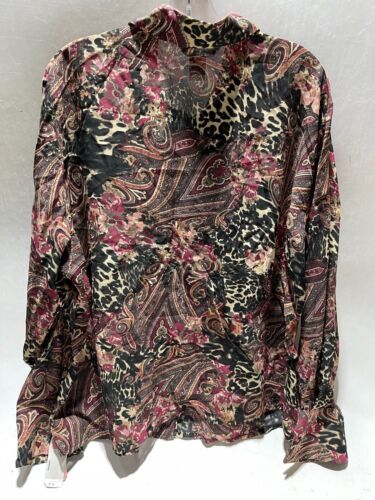 Damen Bluse Größe 20 Conradc Collection Langarm Knopfleiste - Bild 2 von 3