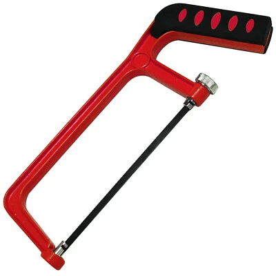 Hilka Junior Hacksaw with 1 Saw Blade 6" (150mm) Heavy Duty Aluminium Hack Saw