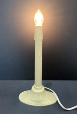 Vintage Electric Single Plastic Candlestick/Candolier Tested Working!