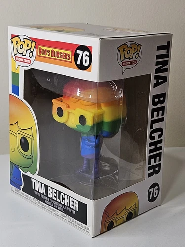 Funko POP! Bob's Burgers TINA BELCHER (Rainbow) #76 PRIDE! Vinyl Figure NIB