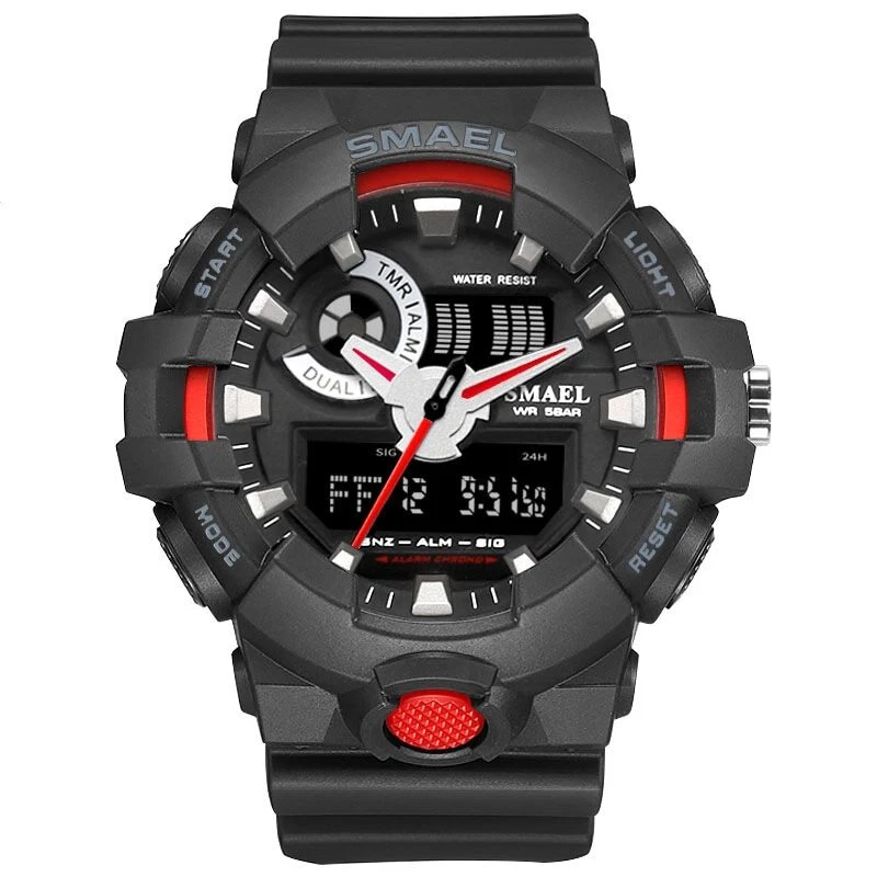 SMAEL 1642 2 Brand Luxury Cowboy Sport Watch New Men Military Watches Analog Arm