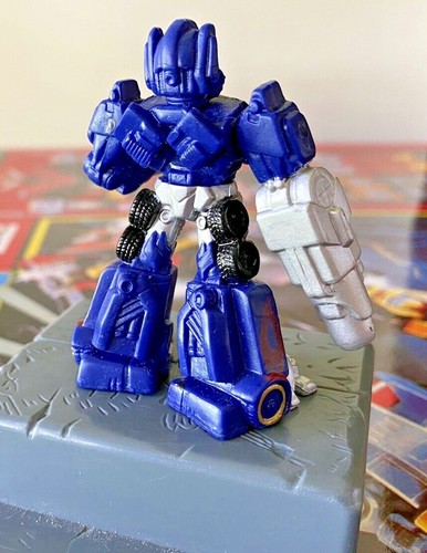 OPTIMUS PRIME VS BLACKOUT TRANSFORMERS MOVIE ROBOT HEROES 3" ACTION FIGURE SET! - Picture 3 of 6