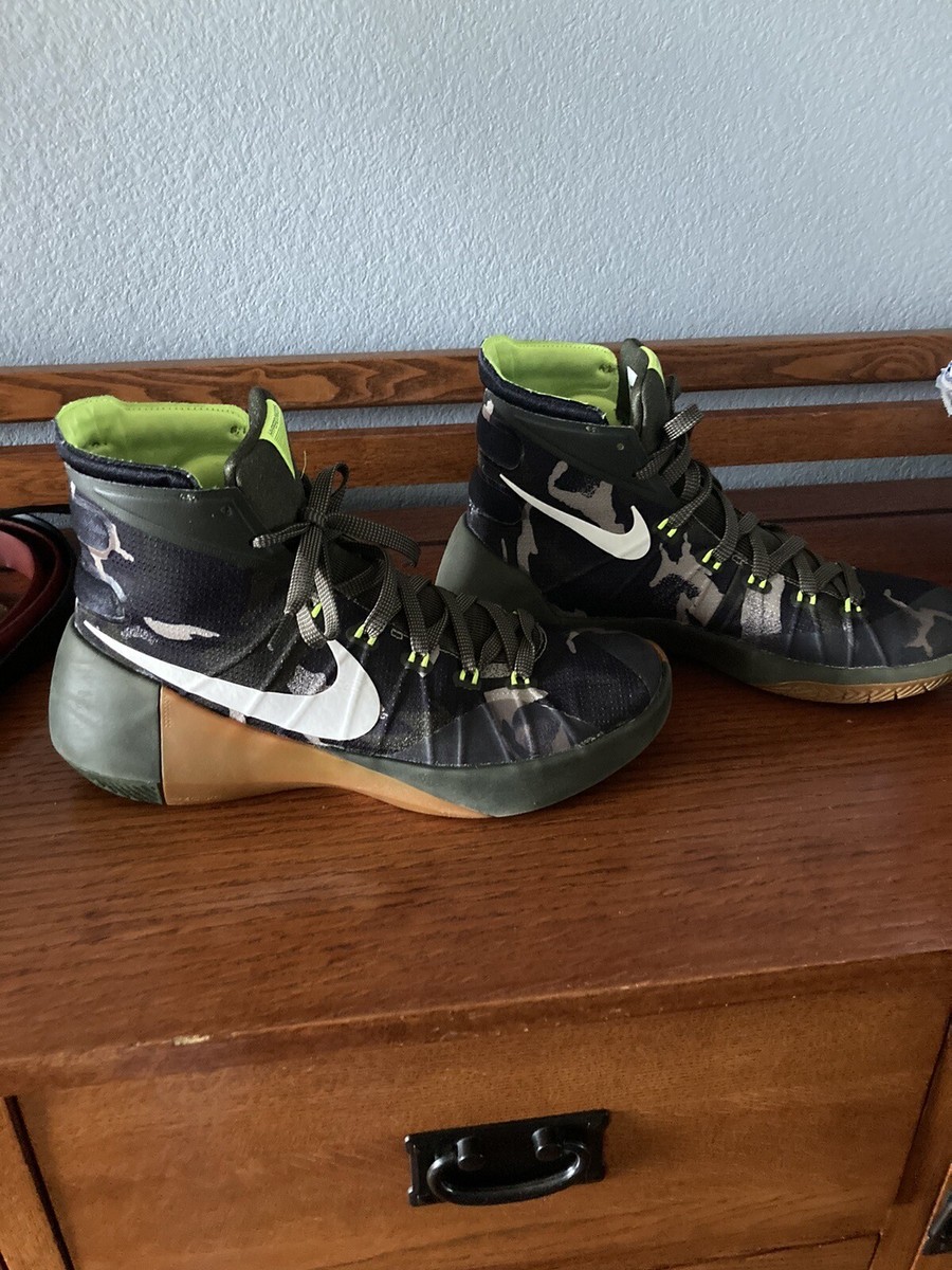 Nike Hyperdunk 2015 Premium Camo Cargo Khaki Shoes 749567  display picture 1
