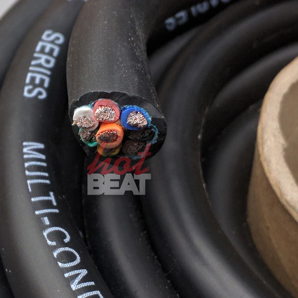 100ft foot 12ga gauge 8conductor PRO AUDIO Multi-core SPEAKER CABLE WIRE SNAKE - Image 3 of 4