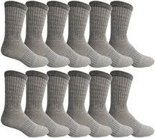 Yacht & Smith 12 Pairs Merino Wool Thermal Boot Socks, Womens Hiking Winter Sock