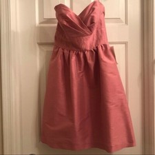 Alfred Sung Pink Cocktail Dress w/ Pockets Size 4 New With Tags