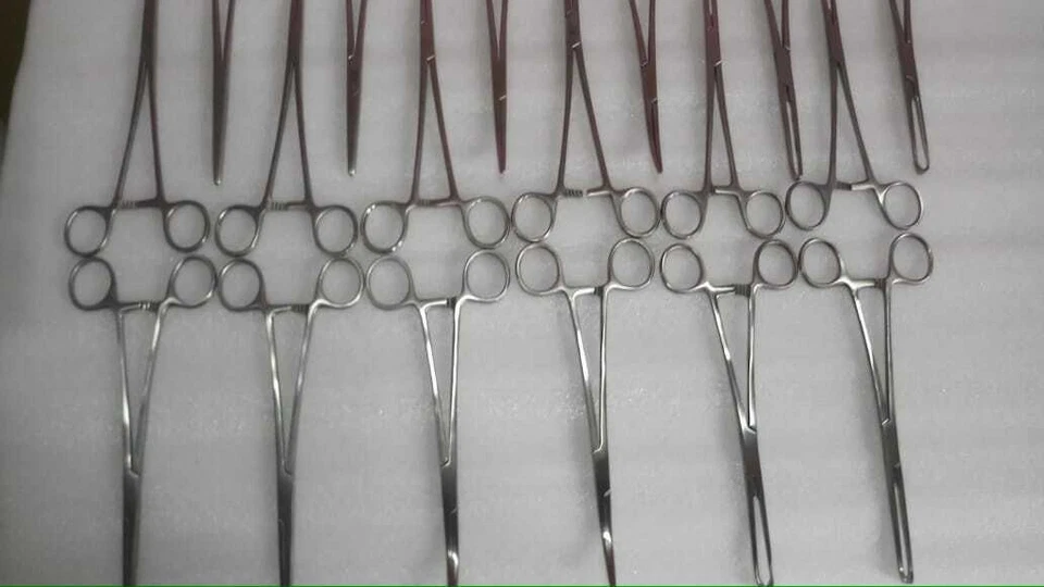 Laparoscopic Allies Straight And Curved Artery Forceps Scissors 8Inches 12Pc - Image 4 of 4