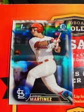 V66 Jeremy Martinez 1st Rookie 2016 Bowman Chrome BDC-24 St Louis REFRACTOR
