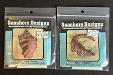 Seashore Designs Vidmar Graphics Cross Stitch Kits Kings Crown MK2 Alligator MK7