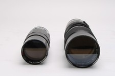 Petri 70-230mm f/4.5 and 200mm f/4 Lens Lot of 2 - Fair Condition