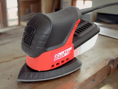 Pro Mini Detail Sander Power 240V 75W + Staubbox + Schleifblätter - Bild 8 von 21