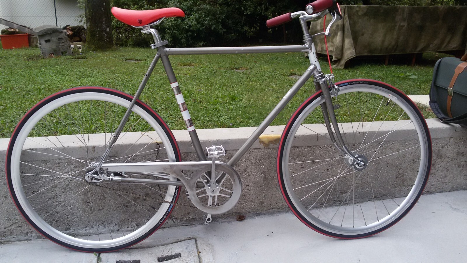 Bicicletta d'epoca restaurata Stella Veneta da uomo, altezza 175, come