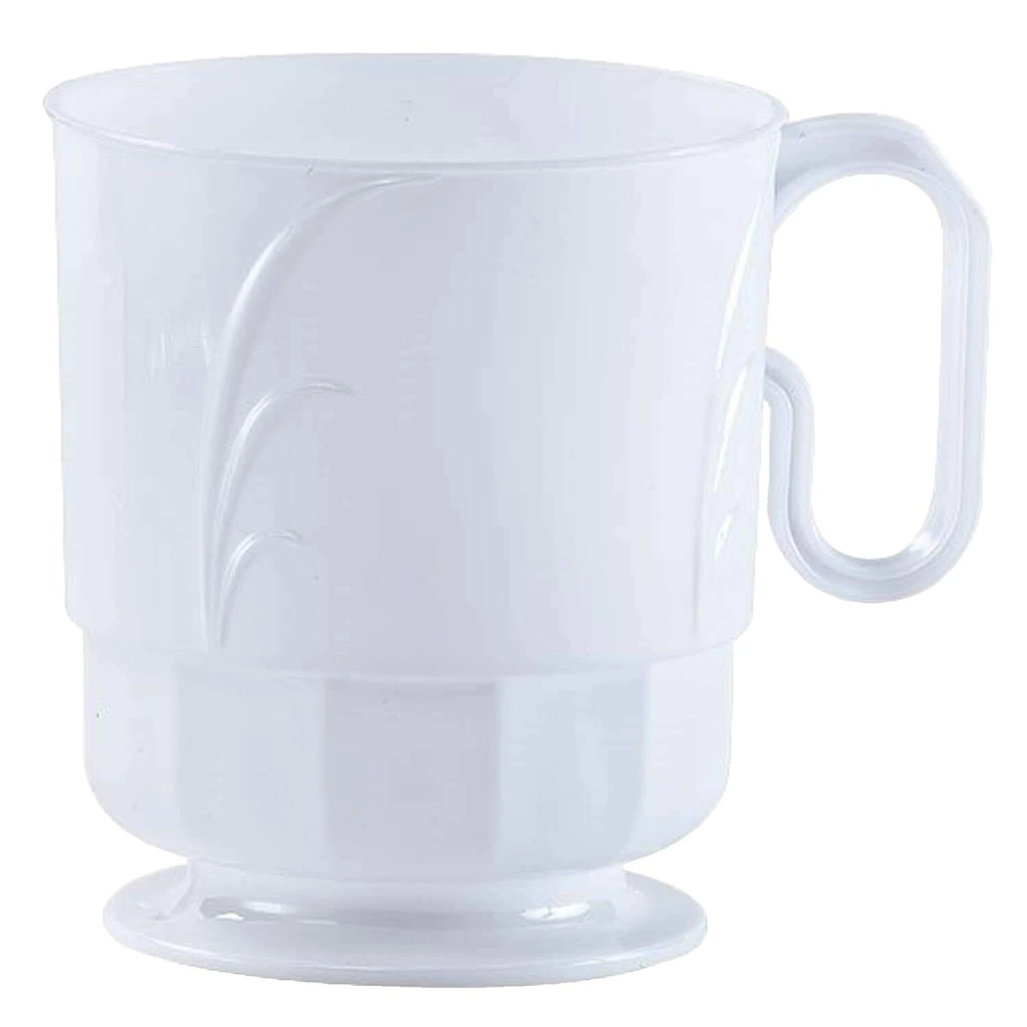 White Plastic Solid Party Tableware & Serveware